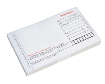 Sales Vouchers  (for use with Manual Imprinter SMS8815DIR)